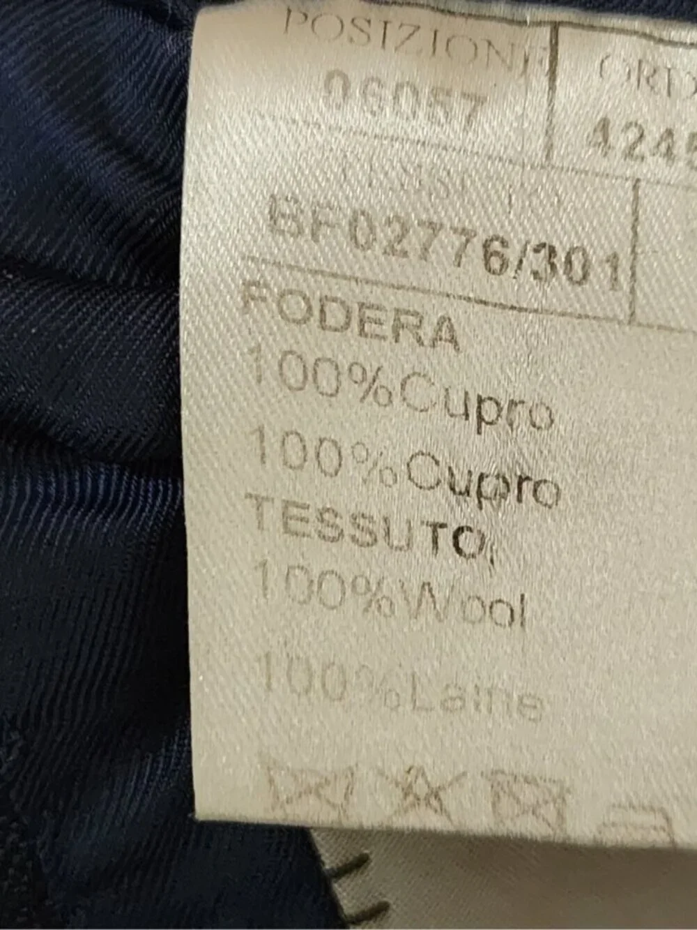 Canali Navy Windowpane Checks 100% Wool Blazer Sport Coat